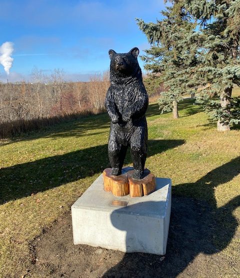 Bear Creek Trail Carved Statue – JMS Donation of Concrete